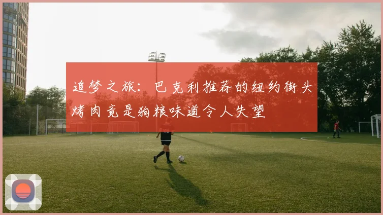 追梦之旅：巴克利推荐的纽约街头烤肉竟是狗粮味道令人失望
